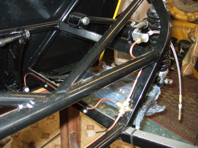 rear brake split
