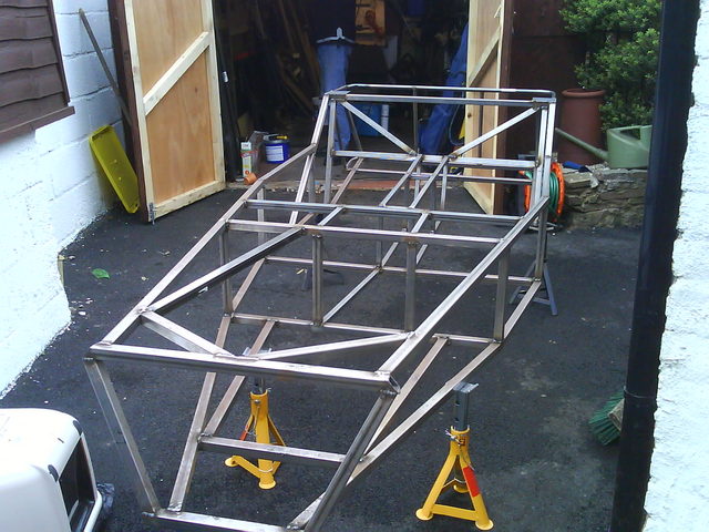 finished chassis from front