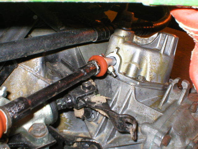 gear selector housing front