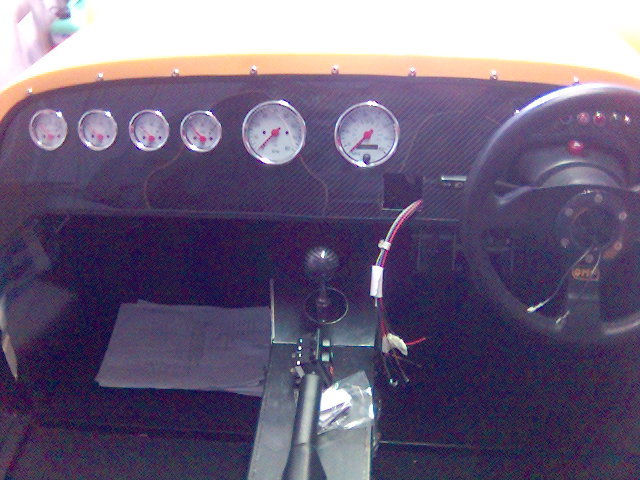 Dash & instruments fitted
