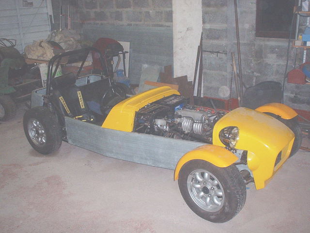 Front right view of car