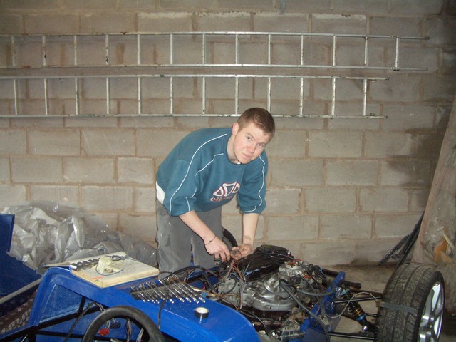 FEB 05 - Me in engine