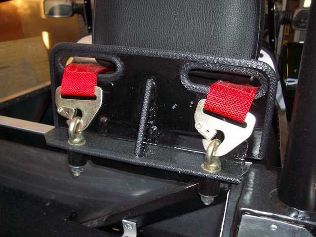 seat belt mod' finished/fitted