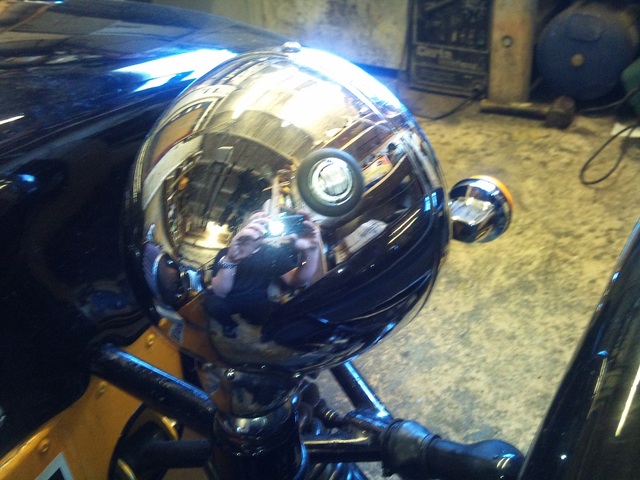 clear LED in headlight