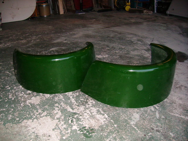 12 inch green unpolished