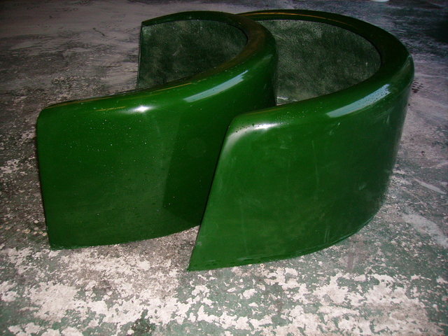 12 inch green unpolished 2