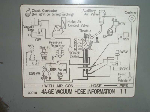 factory vacuum diagram 4age 