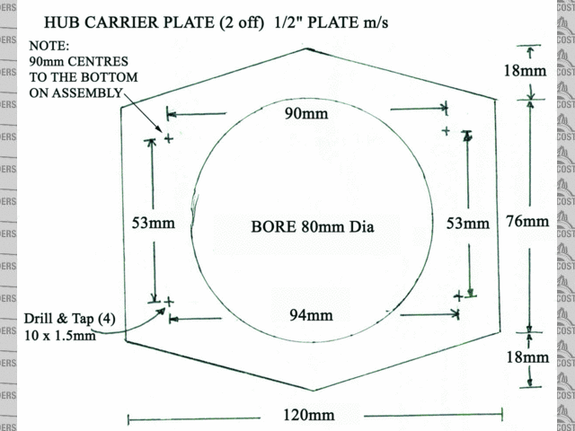 DD Hub Carrier Plate