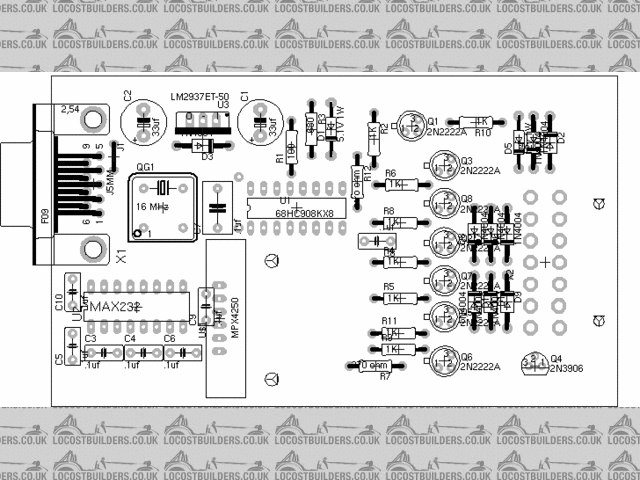 MJLJ PCB Parts Layout