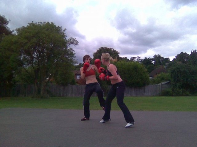 Savate in the park