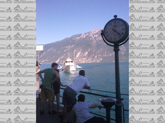 Hydrofoil ferry at Limone 