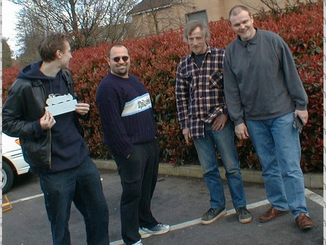 West London crew [left-right] James, Dazza, Conrod, Bob