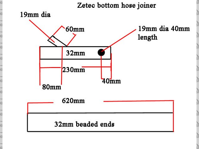 zetec bottom rad hose joiner