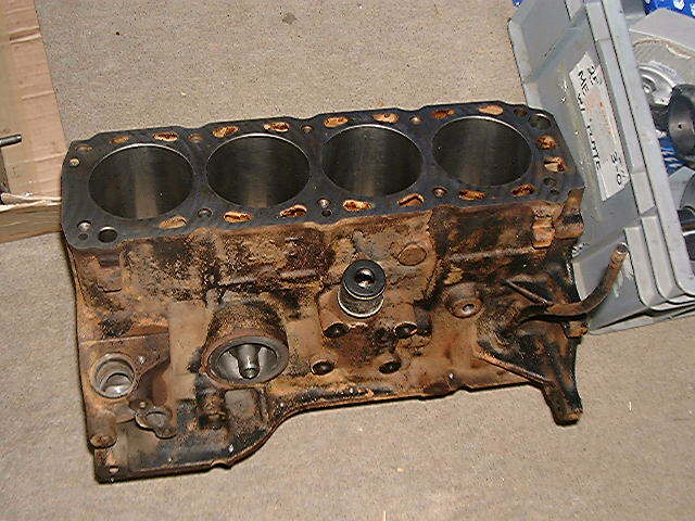 re-bored Pinto block