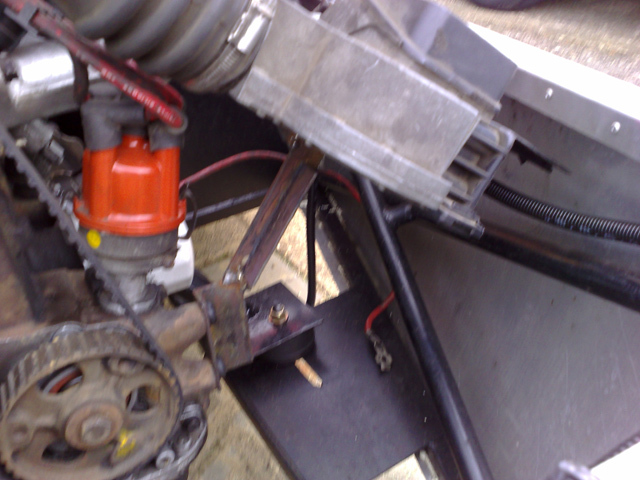 Airflow meter mounting front