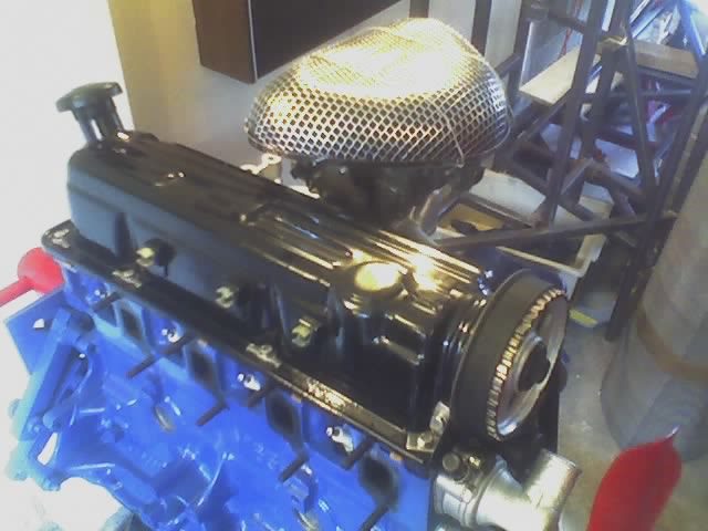 Engine with new filter on 1