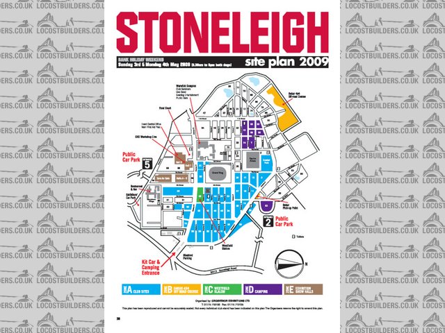 Map - Stoneleigh 2009