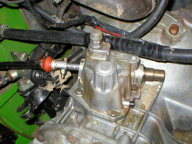 gear selector housing side