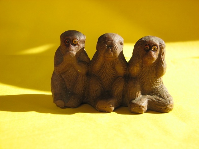 Three wise Monkeys
