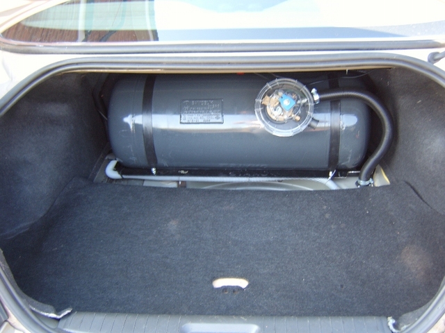 Rover LPG 60ltr Tank Boot part finished