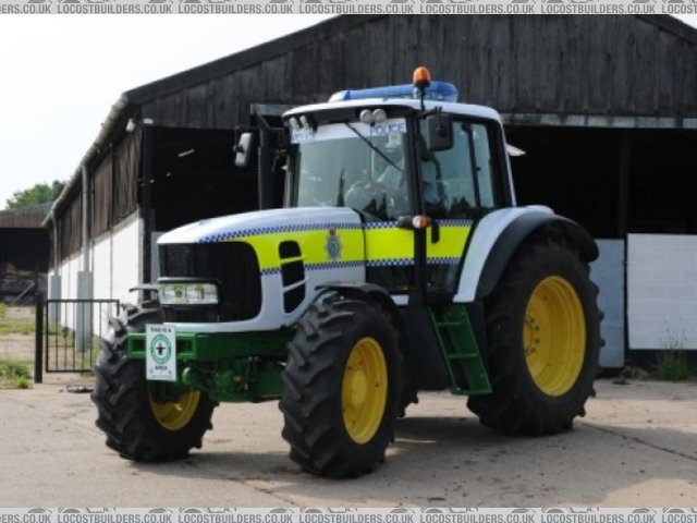 police tractor