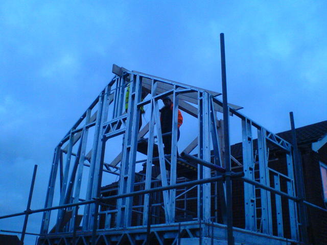 steel work up day one