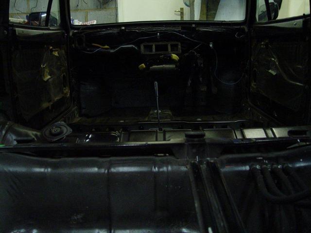 Almost stripped interior