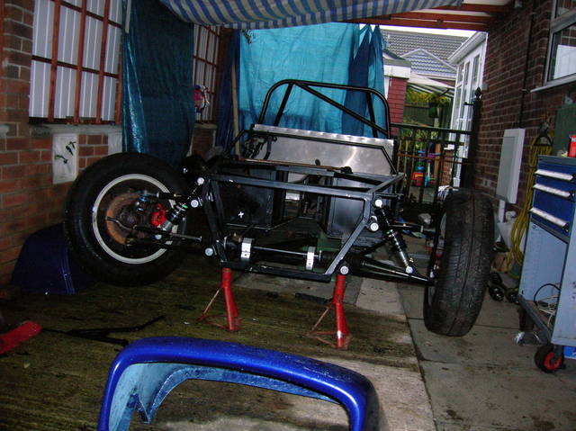 steering rack in place