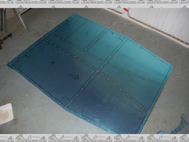 Floor drilled ready to go on