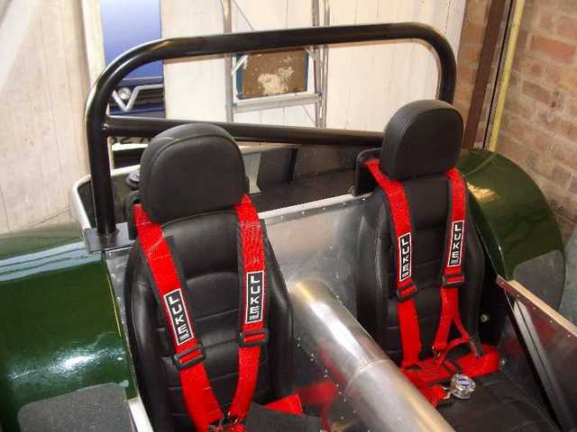 seat belt mod' seen from front