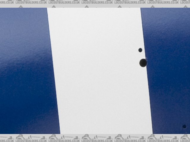 Painted rear panel close-up