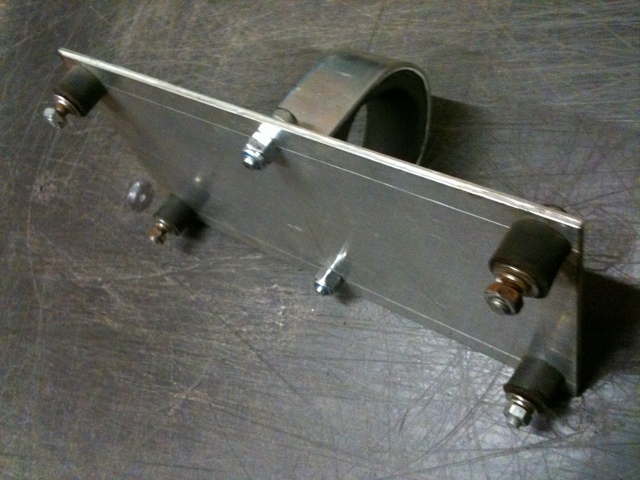 Fuel pump bracket back