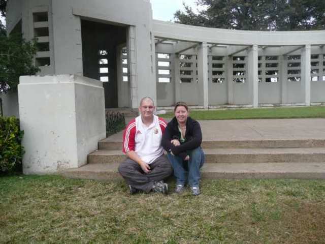 Grassy Knoll, me and the wife