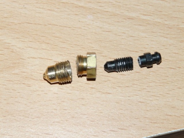 Bleed nipple near disaster