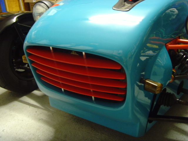 Colour Coded Sprayed Grill