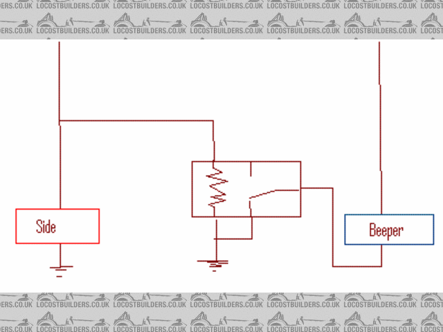 Reverse beeper disconnect