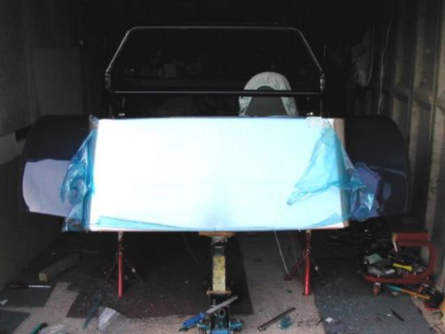 Rear panel and wings