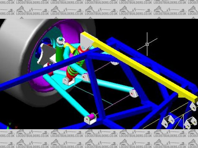 Front susp. shock mounts