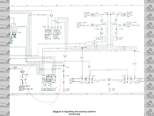 scan of haynes manual explaining 'indicators' sketch