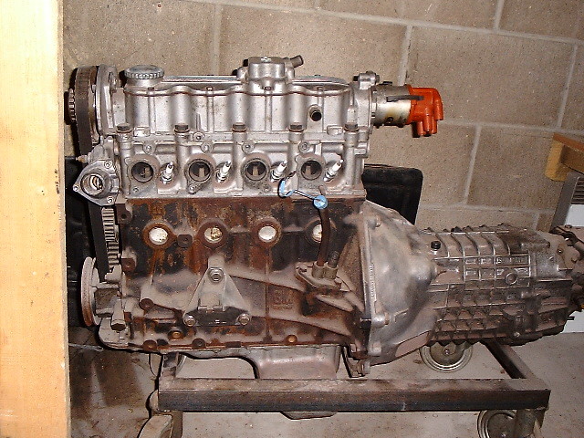 Opel Manta 1800cc engine and 5 speed Getrag 'box