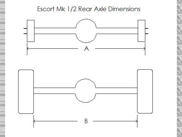 axle dimensions